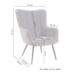Fauteuil Bixby Mørteens en Velours côtelé Gris - Confort et Élégance -Pas Cher Fauteuils Magasin 1000235797 210126 13052100008 SKETCH DETAILS P000000001000235797 sketch