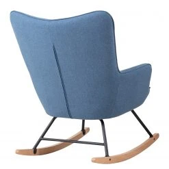 Fauteuil à bascule Mørteens Vessey I - Tissu Bleu ciel - Confort et style -Pas Cher Fauteuils Magasin 1000235806 210126 13063300062 DETAILS P000000001000235806