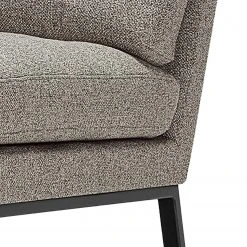 Fauteuil 1 Place Studio Copenhagen Chilli - Tissu Shina Gris clair et Noir -Pas Cher Fauteuils Magasin 1000238763 210121 14444400022 DETAILS P000000001000238763