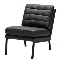 Fauteuil Chilli - Cuir Seija Noir par Studio Copenhagen | Confort et Élégance