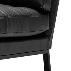 Fauteuil Chilli - Cuir Seija Noir par Studio Copenhagen | Confort et Élégance -Pas Cher Fauteuils Magasin 1000238778 210121 14445400140 DETAILS P000000001000238778