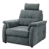 Fauteuil de relaxation Lomme en Microfibre Ranu Anthracite - Confort exceptionnel | Loftscape -Pas Cher Fauteuils Magasin 1000241652 210127 18085100092 IMAGE P000000001000241652