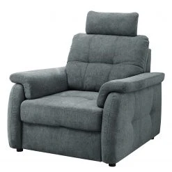 Fauteuil de relaxation Lomme en Microfibre Ranu Anthracite - Confort exceptionnel | Loftscape