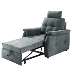 Fauteuil de relaxation Lomme en Microfibre Ranu Anthracite - Confort exceptionnel | Loftscape -Pas Cher Fauteuils Magasin 1000241652 210127 18085700096 DETAILS P000000001000241652