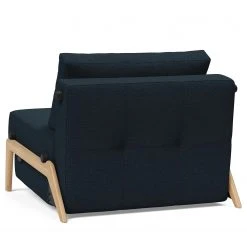 Fauteuil convertible Cubed - Tissu Mixed Dance : Bleu - Chêne clair | Innovation Möbel -Pas Cher Fauteuils Magasin 1000244278 210218 14545600042 DETAILS P000000001000244278