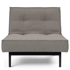 Innovation Möbel Fauteuil Splitback Eik - Tissu Mixed Dance : 521 Grey - Noir | Fauteuil 1 Place Moderne et Confortable -Pas Cher Fauteuils Magasin 1000244300 210218 15051800223 DETAILS P000000001000244300