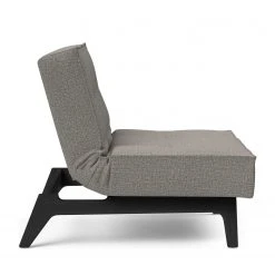 Innovation Möbel Fauteuil Splitback Eik - Tissu Mixed Dance : 521 Grey - Noir | Fauteuil 1 Place Moderne et Confortable -Pas Cher Fauteuils Magasin 1000244300 210218 15052100224 DETAILS P000000001000244300