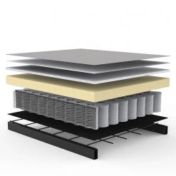 Innovation Möbel Fauteuil Splitback Eik - Tissu Mixed Dance : 521 Grey - Noir | Fauteuil 1 Place Moderne et Confortable -Pas Cher Fauteuils Magasin 1000244300 210218 15053600228 DETAILS P000000001000244300