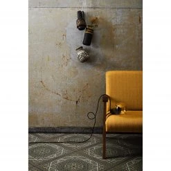 Studio Copenhagen Fauteuil Monklet en Tissu Ekta Jaune Moutarde - Hêtre Foncé -Pas Cher Fauteuils Magasin 1000244920 210225 13025300113 DETAILS P000000001000244920