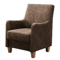 Ridgevalley Fauteuil Orbeil - Microfibre Flavie: Nougat - Confort Élégant