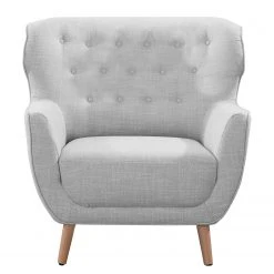 Ridgevalley Fauteuil Mansac - Tissage à plat - Tissu Gila Gris clair | Fauteuil 1 place -Pas Cher Fauteuils Magasin 1000253753 210419 14565800235 DETAILS P000000001000253753