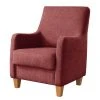 Loftscape Fauteuil Baulon - Tissage à plat - Tissu Ama: Bordeaux - Fauteuil 1 place - Confort et Élégance -Pas Cher Fauteuils Magasin 1000253761 210419 14581800286 IMAGE P000000001000253761