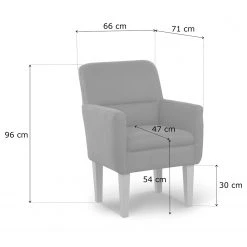 Loftscape Fauteuil Juillac - Tissage à plat - Tissu Olea: Vert olive - Fauteuil 1 place élégant -Pas Cher Fauteuils Magasin 1000253984 210413 13352200018 SKETCH DETAILS P000000001000253984 sketch