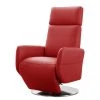 Fredriks Fauteuil relax Bosville - Cuir véritable rouge - Fonction relaxation électrique - 2 moteurs avec batterie -Pas Cher Fauteuils Magasin 1000254169 210426 12294400103 IMAGE P000000001000254169