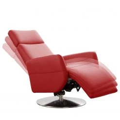 Fredriks Fauteuil relax Bosville - Cuir véritable rouge - Fonction relaxation électrique - 2 moteurs avec batterie -Pas Cher Fauteuils Magasin 1000254169 210426 12294500105 DETAILS P000000001000254169