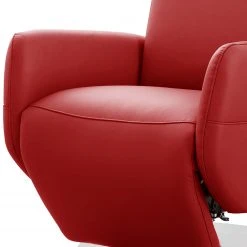 Fredriks Fauteuil relax Bosville - Cuir véritable rouge - Fonction relaxation électrique - 2 moteurs avec batterie -Pas Cher Fauteuils Magasin 1000254169 210426 12294600111 DETAILS P000000001000254169