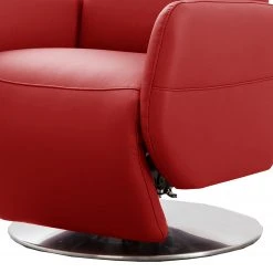 Fredriks Fauteuil relax Bosville - Cuir véritable rouge - Fonction relaxation électrique - 2 moteurs avec batterie -Pas Cher Fauteuils Magasin 1000254169 210426 12294600112 DETAILS P000000001000254169
