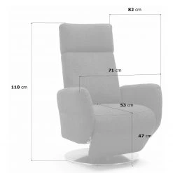 Fredriks Fauteuil relax Bosville - Cuir véritable rouge - Fonction relaxation électrique - 2 moteurs avec batterie -Pas Cher Fauteuils Magasin 1000254169 210426 12294700115 SKETCH DETAILS P000000001000254169 sketch