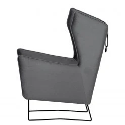Bizzarto Fauteuil Caleta - Tissu Velours Onoli Anthracite - Fauteuil 1 place élégant et confortable -Pas Cher Fauteuils Magasin 1000256766 210427 09293800342 DETAILS P000000001000256766