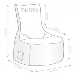 Magma-Heimtex Fauteuil pouf Scuba Swing - Confort et Style pour Votre Intérieur -Pas Cher Fauteuils Magasin 1000259490 210421 15371800120 SKETCH DETAILS P000000001000259490 sketch