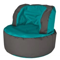 Magma-Heimtex Fauteuil Pouf Scuba Bebop - Bleu Pétrole | Pouf Poire Confortable et Élégant