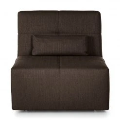 Loftscape Fauteuil convertible Kassari - Tissage à plat - Marron foncé - Fauteuils 1 place -Pas Cher Fauteuils Magasin 1000262200 220407 040 DETAILS P000000001000262200