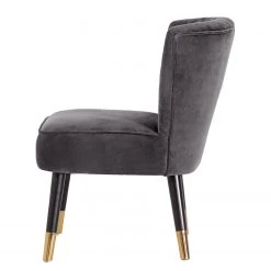 Fauteuil Agen en Velours Gris - Confort et Élégance - Red Living -Pas Cher Fauteuils Magasin 1000267037 210520 16005800003 DETAILS P000000001000267037