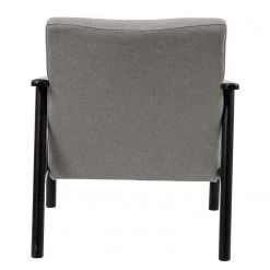 Fauteuil Etah - Tissu Gris et Hêtre Massif Noir | Design Confortable par Studio Copenhagen -Pas Cher Fauteuils Magasin 1000273473 220420 040 DETAILS P000000001000273473