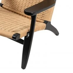 Studio Copenhagen Fauteuil de jardin Emeli - Corde naturelle et frêne massif - Confort et élégance -Pas Cher Fauteuils Magasin 1000273476 220420 055 DETAILS P000000001000273476