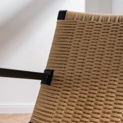 Studio Copenhagen Fauteuil de jardin Emeli - Corde naturelle et frêne massif - Confort et élégance -Pas Cher Fauteuils Magasin 1000273476 220915 023 MOOD DETAILS P000000001000273476 mood