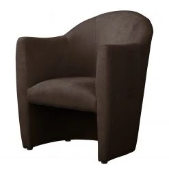 Red Living Fauteuil Dante en Tissu Structuré Asali - Marron Bison | Confort et Élégance