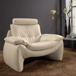 Fauteuil Budal en Cuir Véritable Canela Beige Clair par Loftscape - Confort et Élégance -Pas Cher Fauteuils Magasin 1000278494 210929 14430300199 MOOD DETAILS P000000001000278494 mood
