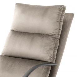 Loftscape Fauteuil de relaxation Calcha - Velours Fibi Gris clair avec repose-pieds - Confort maximal -Pas Cher Fauteuils Magasin 1000282640 220518 060 DETAILS P000000001000282640
