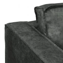 Fauteuil Hanks Aspect Cuir Vieilli Microfibre Yaka Noir - Ars Manufacti - Confort et Élégance -Pas Cher Fauteuils Magasin 1000283521 210817 15274701001 DETAILS P000000001000283521
