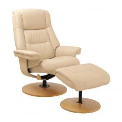 Fredriks Fauteuil relax Beerst - Beige - Confort et élégance pour votre salon