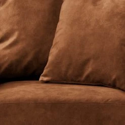 Fauteuil 1 Place Red Living Lovis - Microfibre Rica Cognac, Confort et Style -Pas Cher Fauteuils Magasin 1000298871 211214 18020100832 DETAILS P000000001000298871