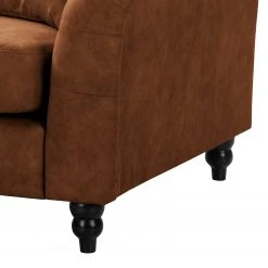Fauteuil 1 Place Red Living Lovis - Microfibre Rica Cognac, Confort et Style -Pas Cher Fauteuils Magasin 1000298871 211214 18020100843 DETAILS P000000001000298871