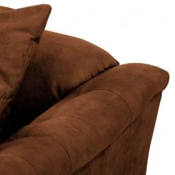 Fauteuil 1 Place Red Living Lovis - Microfibre Rica Cognac, Confort et Style -Pas Cher Fauteuils Magasin 1000298871 211214 18020100876 DETAILS P000000001000298871