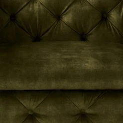 Red Living Fauteuil Merlin - Velours Tomi: Vert vieilli | Fauteuil 1 place élégant et confortable -Pas Cher Fauteuils Magasin 1000298900 211214 18021701140 DETAILS P000000001000298900