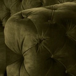 Red Living Fauteuil Merlin - Velours Tomi: Vert vieilli | Fauteuil 1 place élégant et confortable -Pas Cher Fauteuils Magasin 1000298900 211214 18021701173 DETAILS P000000001000298900