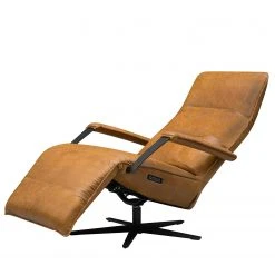 Fauteuil relax Asunden - Aspect cuir vieilli - Tissu composite Bulan: Camel - ars manufacti -Pas Cher Fauteuils Magasin 1000306818 220331 030 DETAILS P000000001000306818