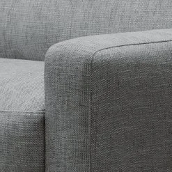 Fredriks Fauteuil Circle - Tissage à plat - Tissu Vega Gris clair | Fauteuil 1 place design et confortable -Pas Cher Fauteuils Magasin 1000306891 220727 070 DETAILS P000000001000306891