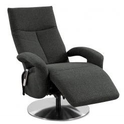 Fauteuil relax Leesburg en tissu Amra Anthracite - Fonction relaxation - Réglage électrique 2 moteurs | Loftscape -Pas Cher Fauteuils Magasin 1000313418 211217 13405900264 DETAILS P000000001000313418