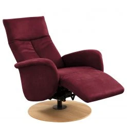 Fauteuil relax Nesebar I - Microfibre Flavie Bordeaux - Fonction relaxation, réglage manuel -Pas Cher Fauteuils Magasin 1000313432 211217 13414200340 DETAILS P000000001000313432