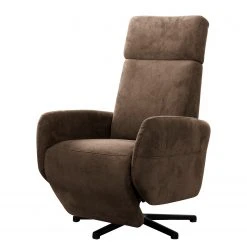 Loftscape Fauteuil relax Gosport - Microfibre Flavie: Nougat - Relaxation et Redressement Électrique