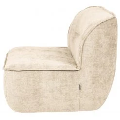 Fauteuil pivotant Sasina en microfibre Alana - Crème | Studio Copenhagen -Pas Cher Fauteuils Magasin 1000343013 220330 040 DETAILS P000000001000343013