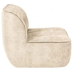 Fauteuil pivotant Sasina en microfibre Alana - Crème | Studio Copenhagen -Pas Cher Fauteuils Magasin 1000343013 220330 050 DETAILS P000000001000343013
