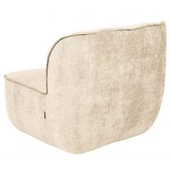 Fauteuil pivotant Sasina en microfibre Alana - Crème | Studio Copenhagen -Pas Cher Fauteuils Magasin 1000343013 220330 060 DETAILS P000000001000343013
