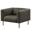 Fauteuil Onaka - Cuir synthétique Burga Anthracite - Norrwood -Pas Cher Fauteuils Magasin 1000343859 220412 010 IMAGE P000000001000343859