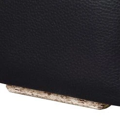 Ars Manufacti Assise pour Caisse de Bières Henryk - Chaise Relax en Cuir Synthétique Noir -Pas Cher Fauteuils Magasin bierkastensitz henryk kunstleder schwarz 387760